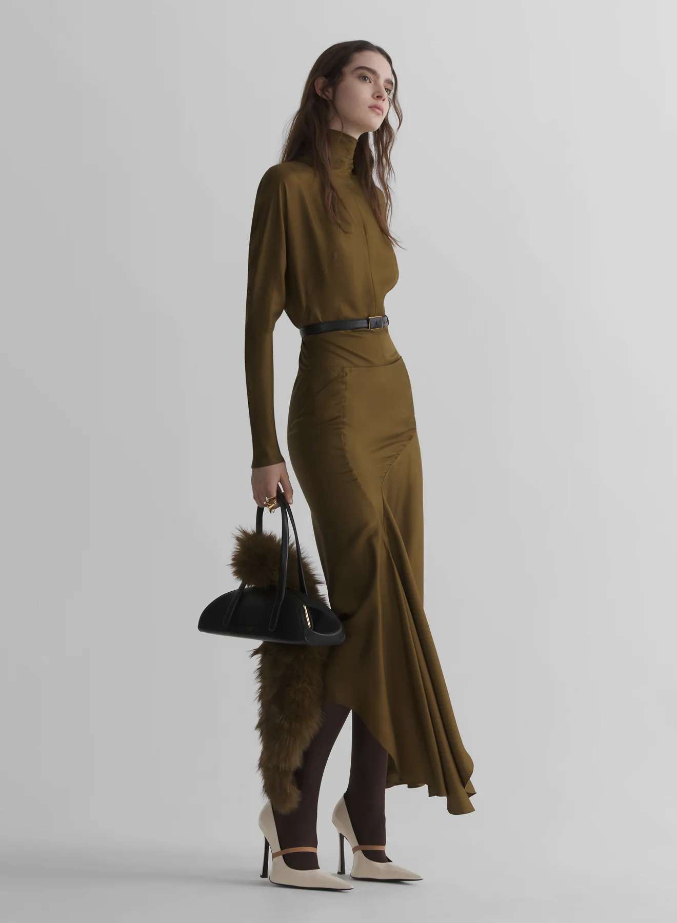 kaki bat sleeves top - Image 3
