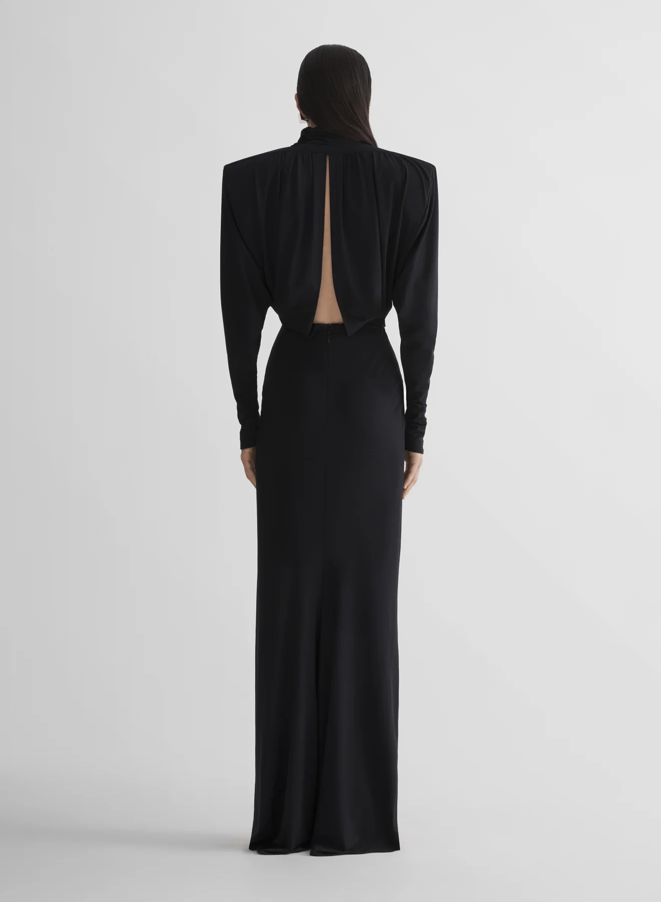 black column power dress - Image 3