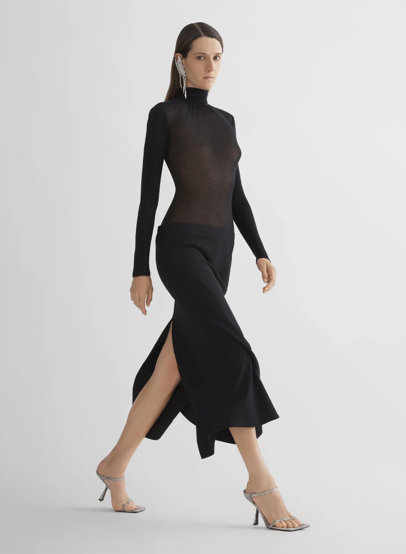black illusion dress - Image 2