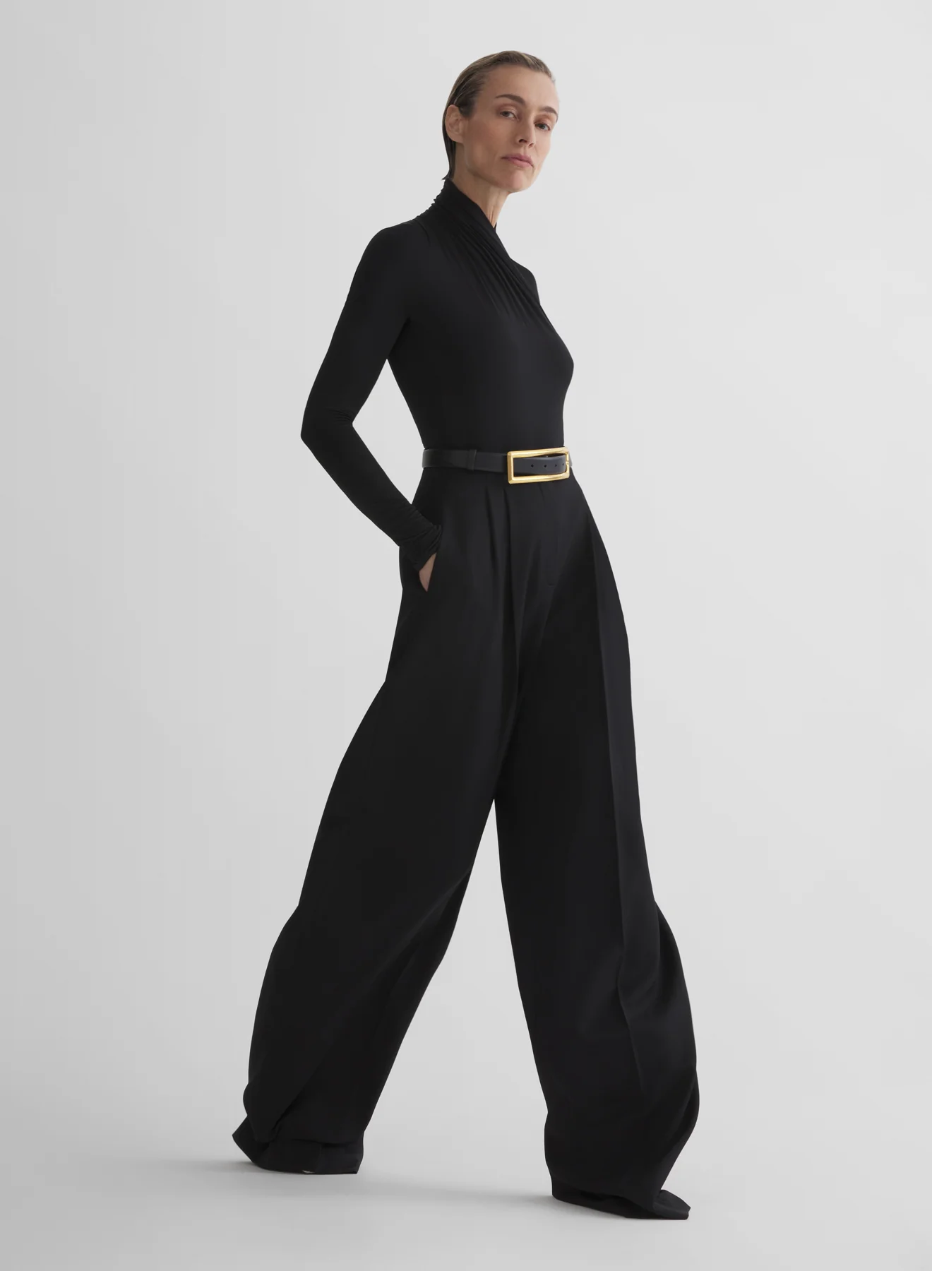 black scarf bodysuit - Image 3
