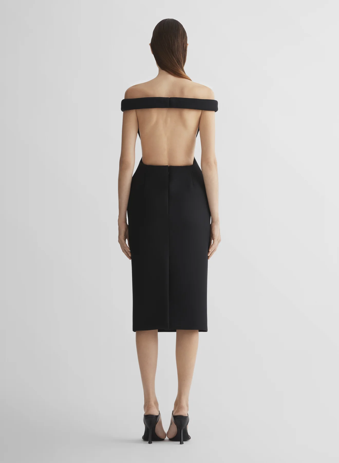 black sculptural dress - Image 3