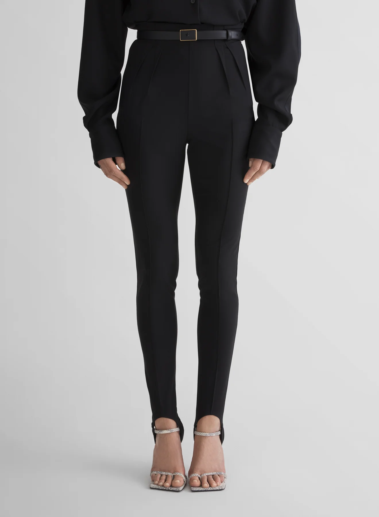 black tailored leggings - Image 3