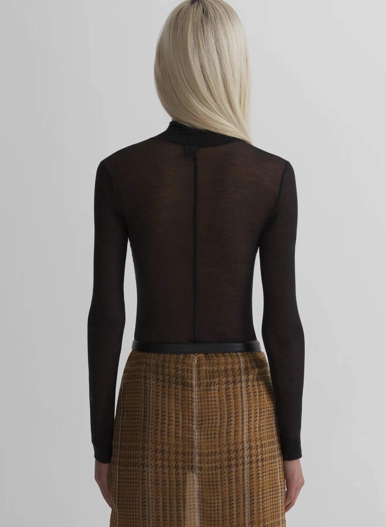 black turtleneck top - Image 4