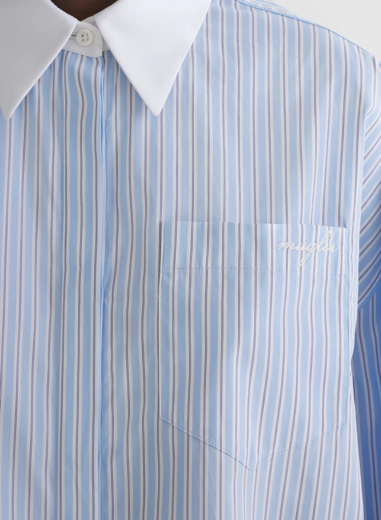 blue masculine shirt - Image 6