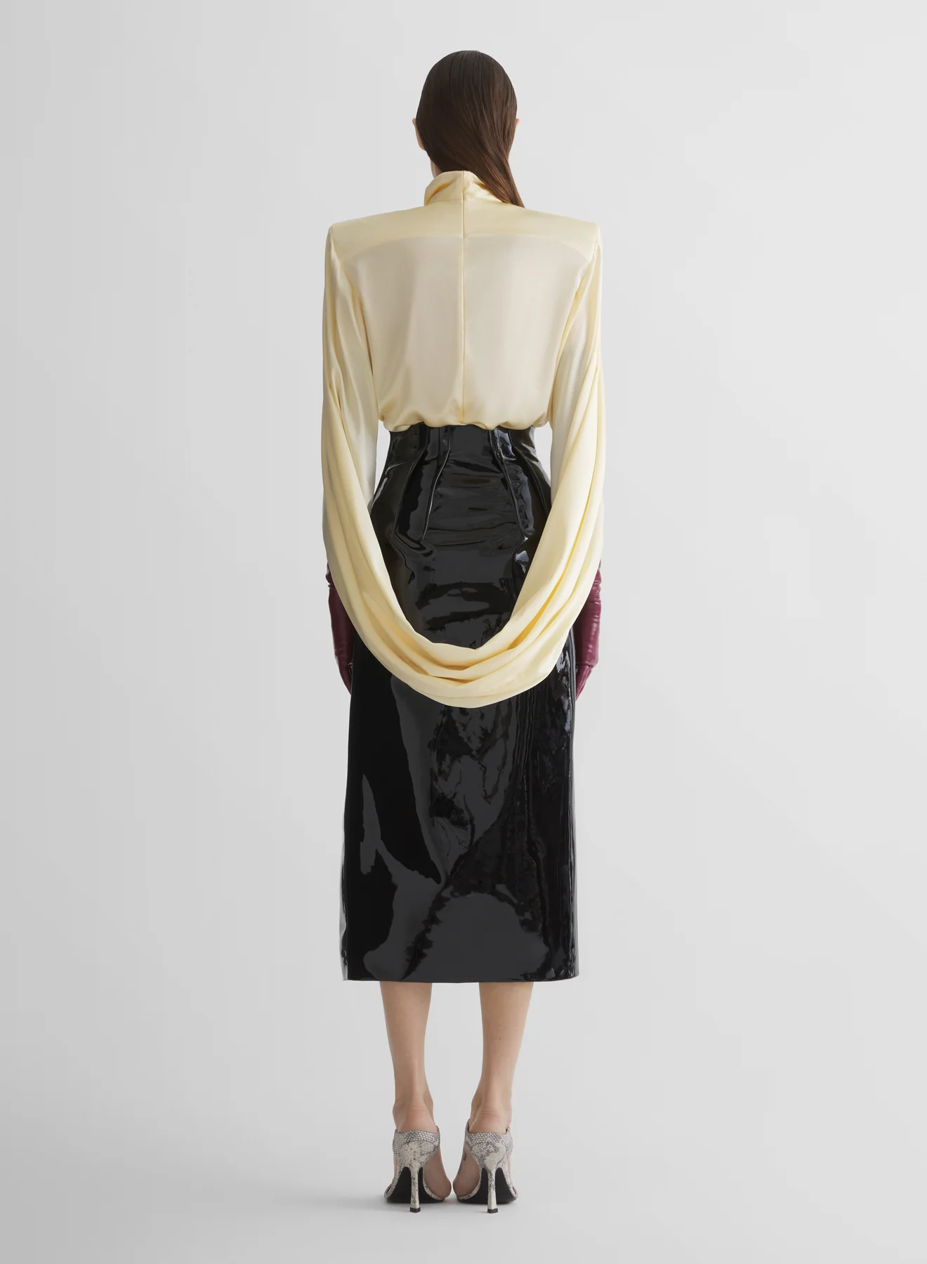 butter yellow cascade tunic - Image 4