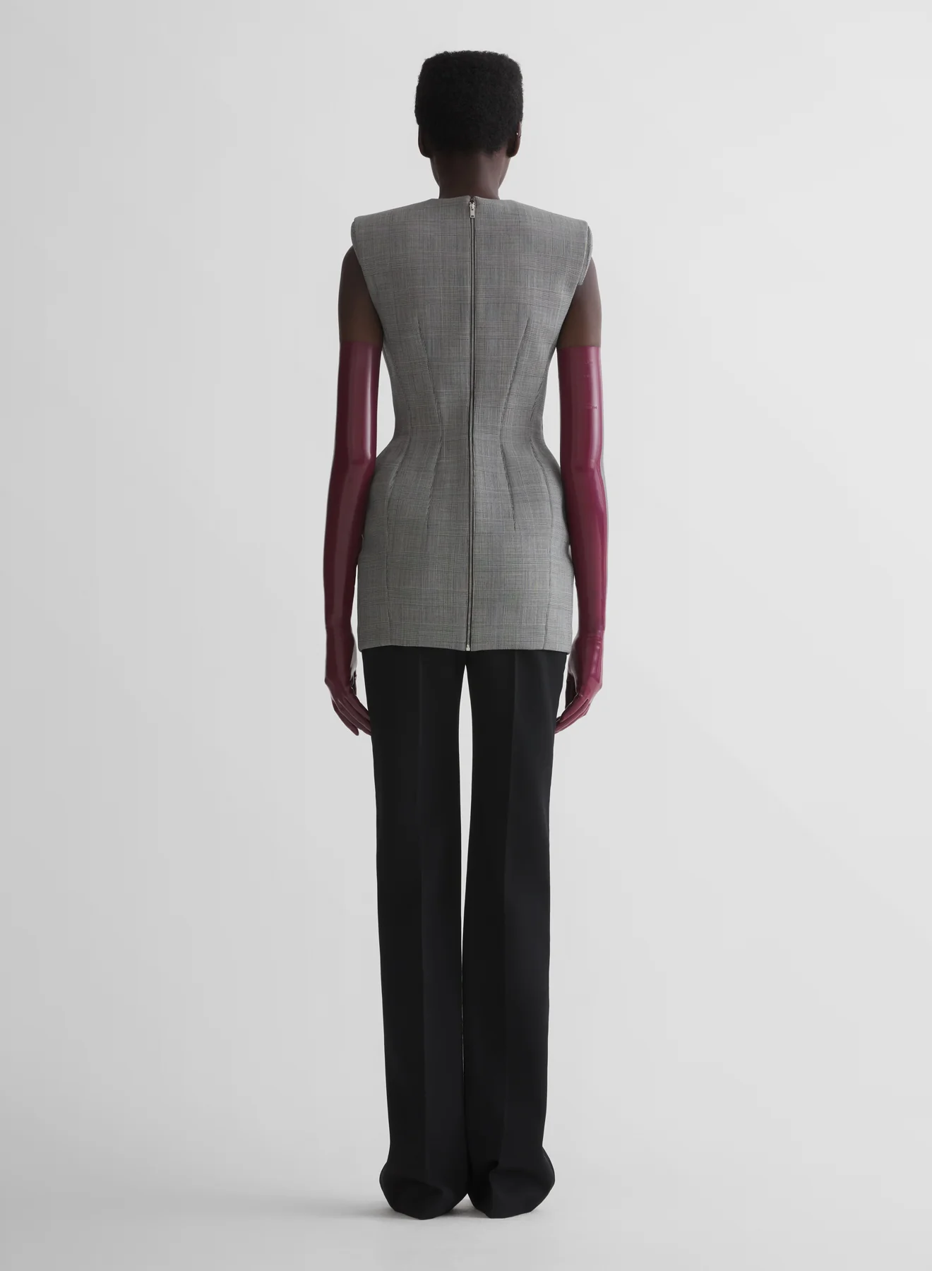checked stockman mini dress - Image 3