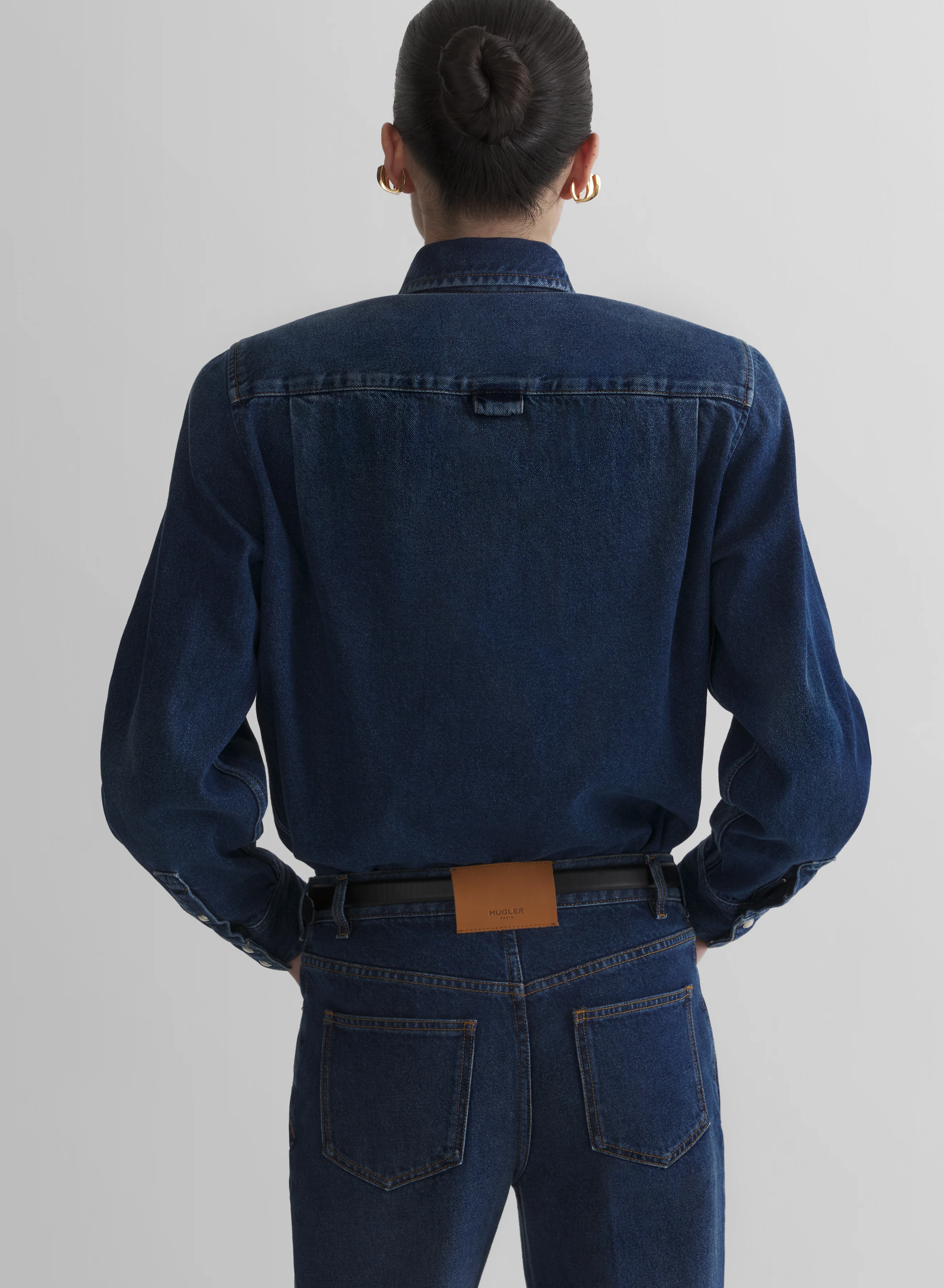 denim power shirt - Image 4