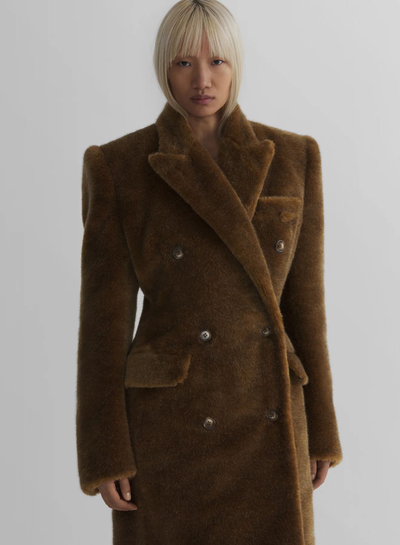 double breasted masculine coat - Image 2