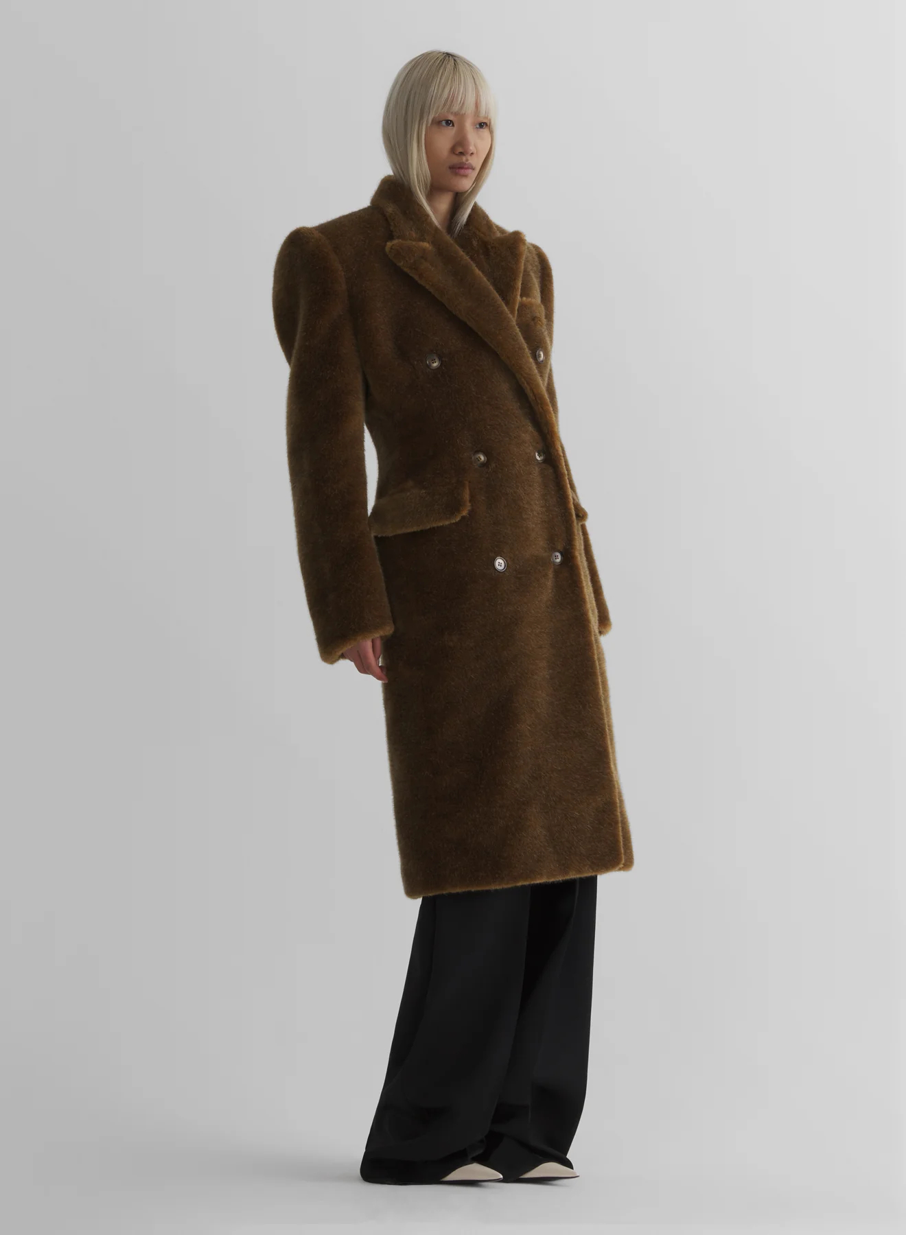double breasted masculine coat - Image 3