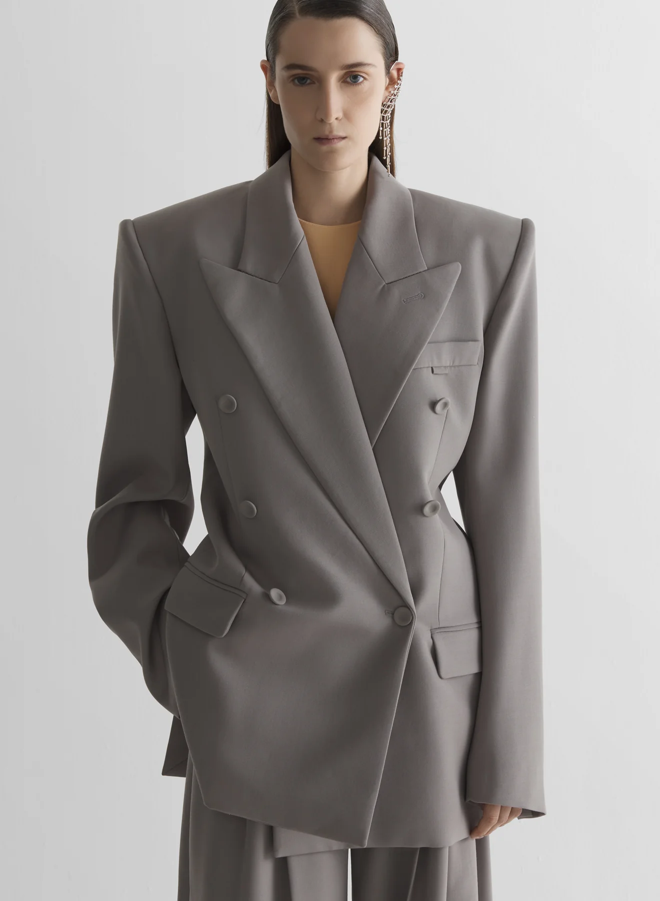 Double-breasted power jacket - Image 2