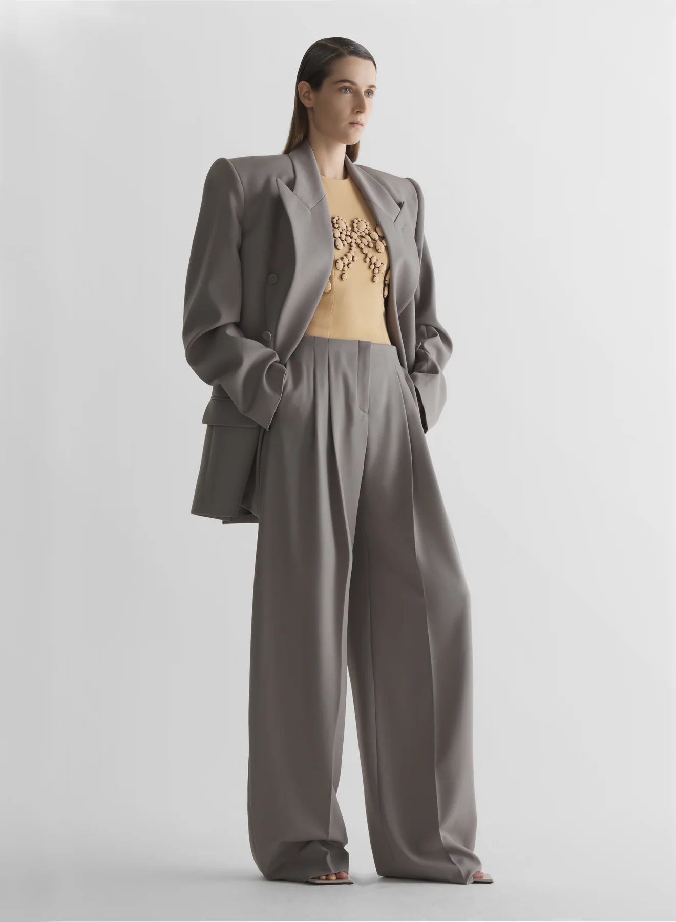 Double-breasted power jacket - Image 3