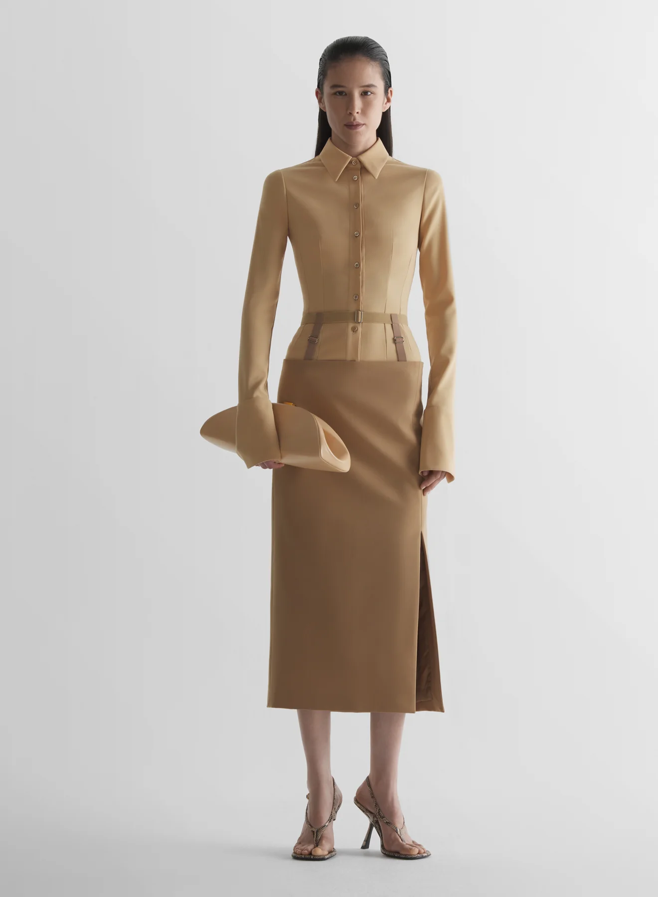Beige Fitted shirt - Image 2