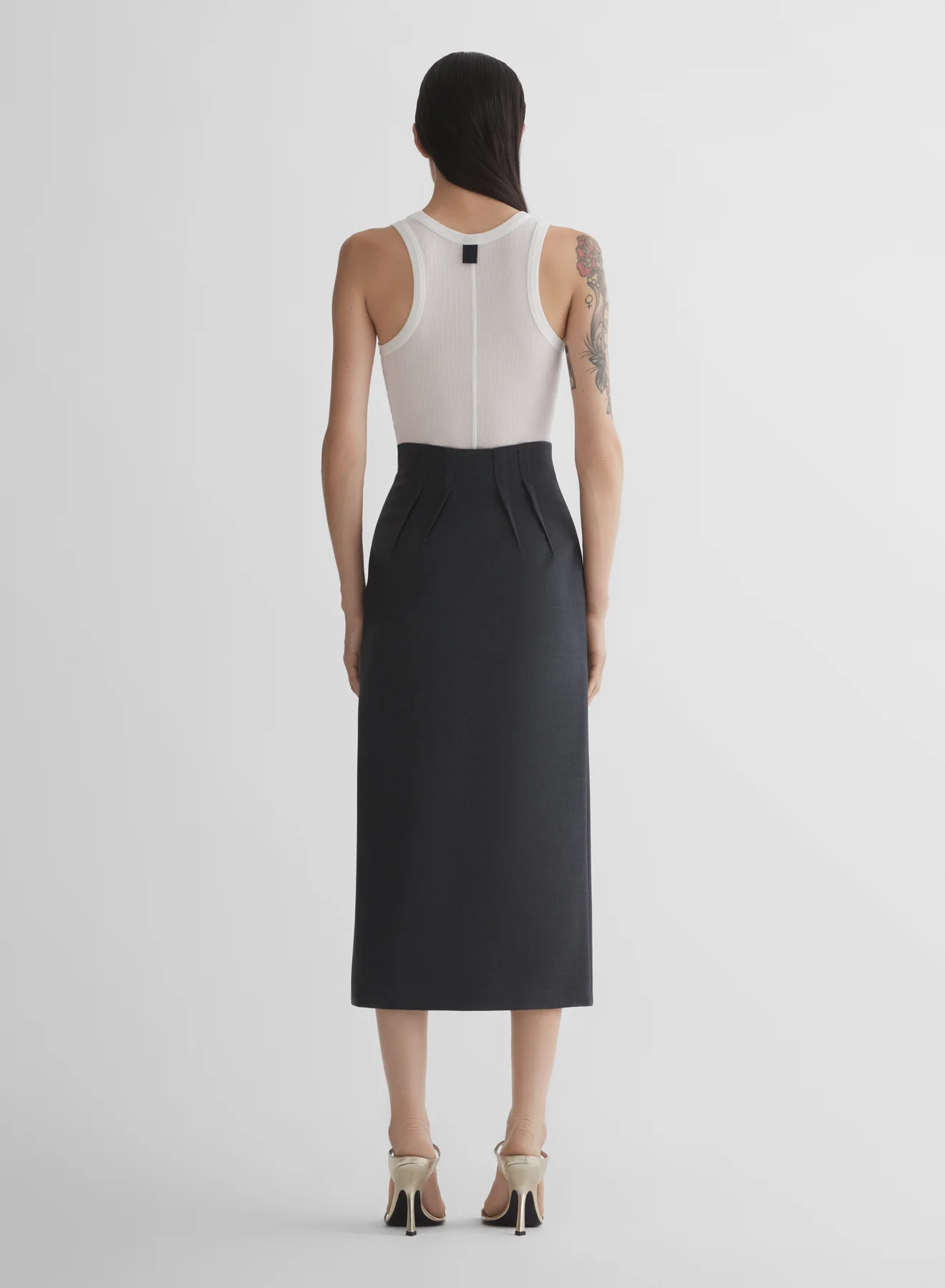 grey pencil skirt - Image 5