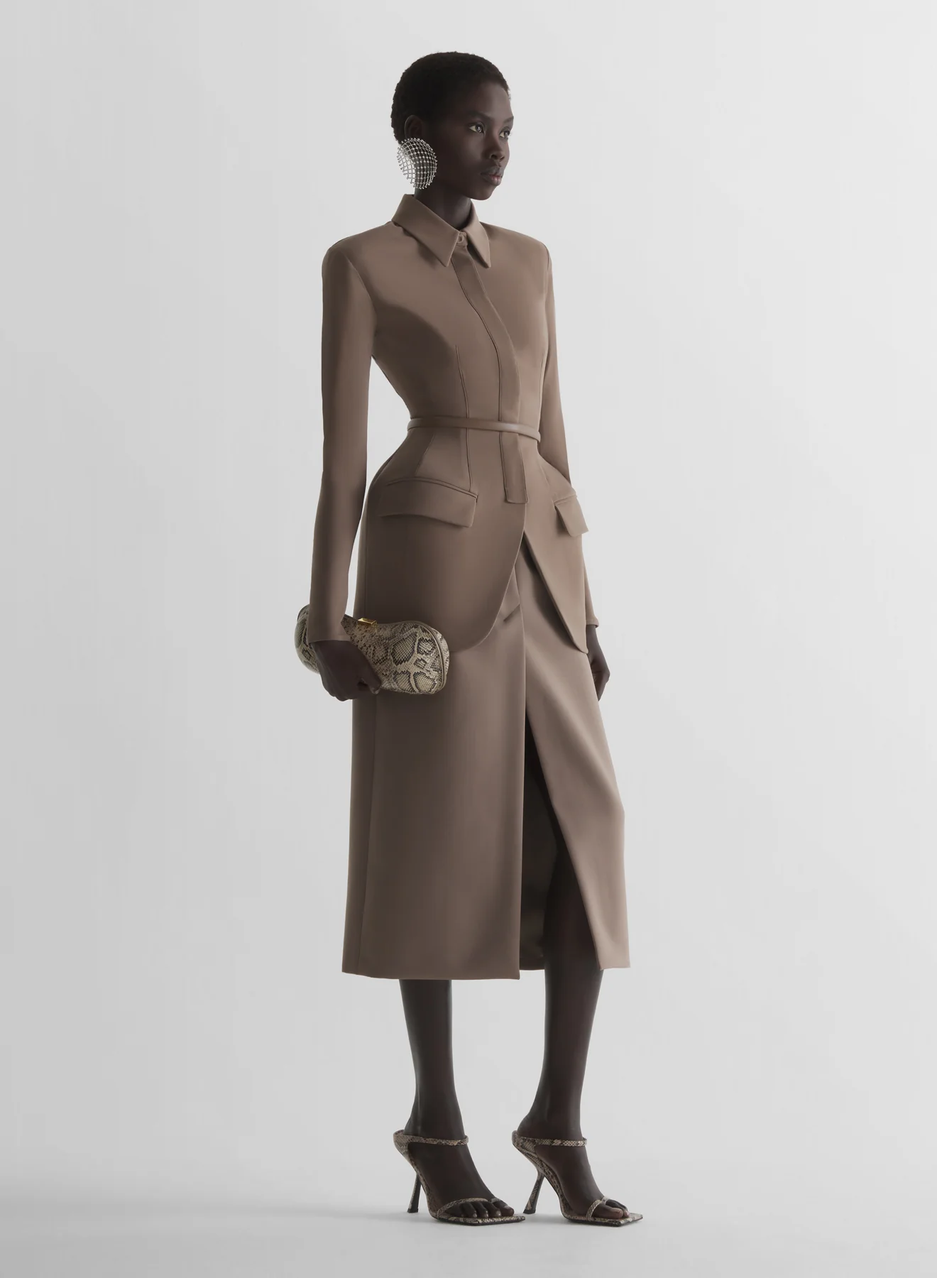 Brown Hourglass shirt jacket - Image 3