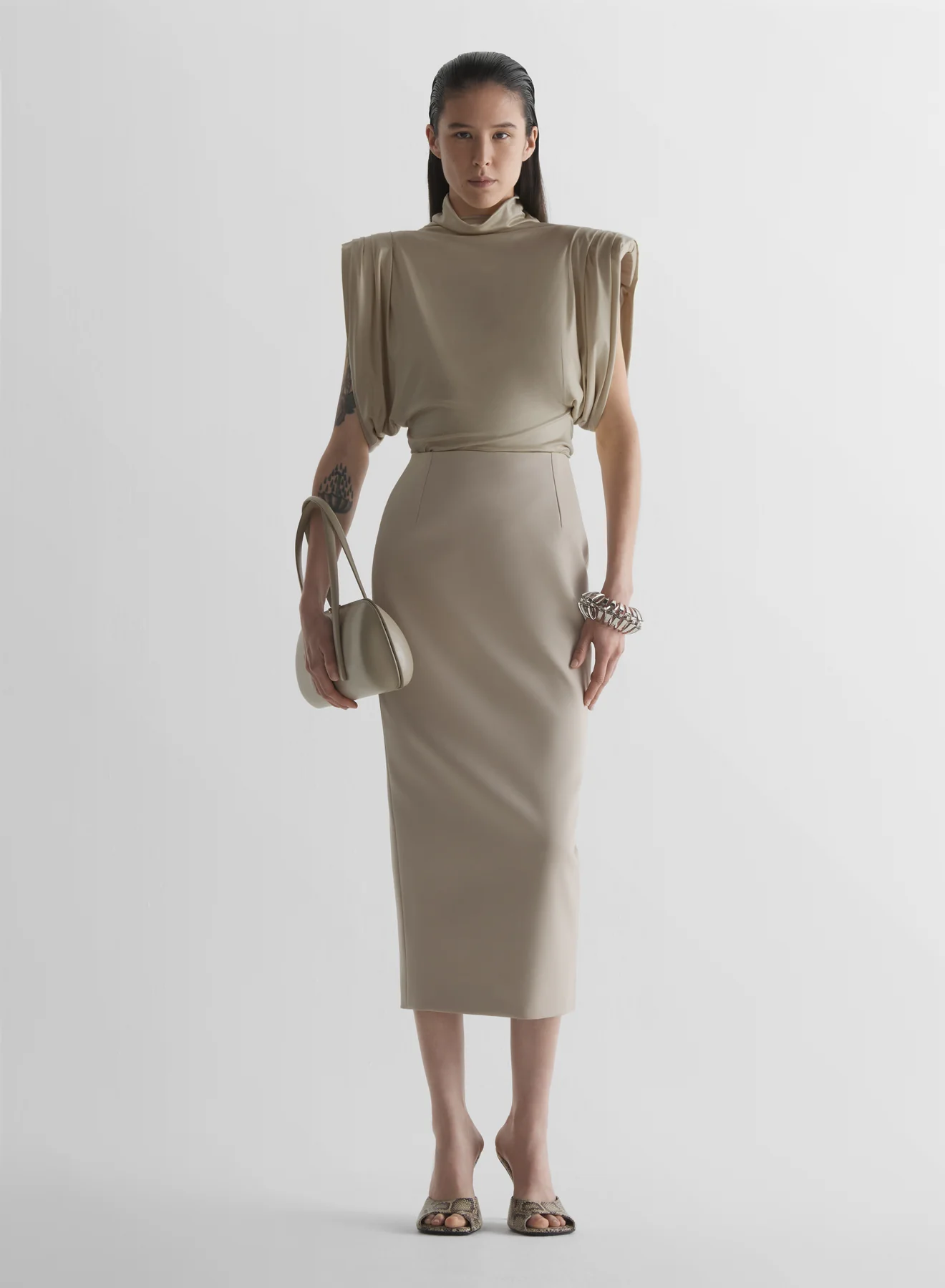 Taupe Jersey frame top - Image 2