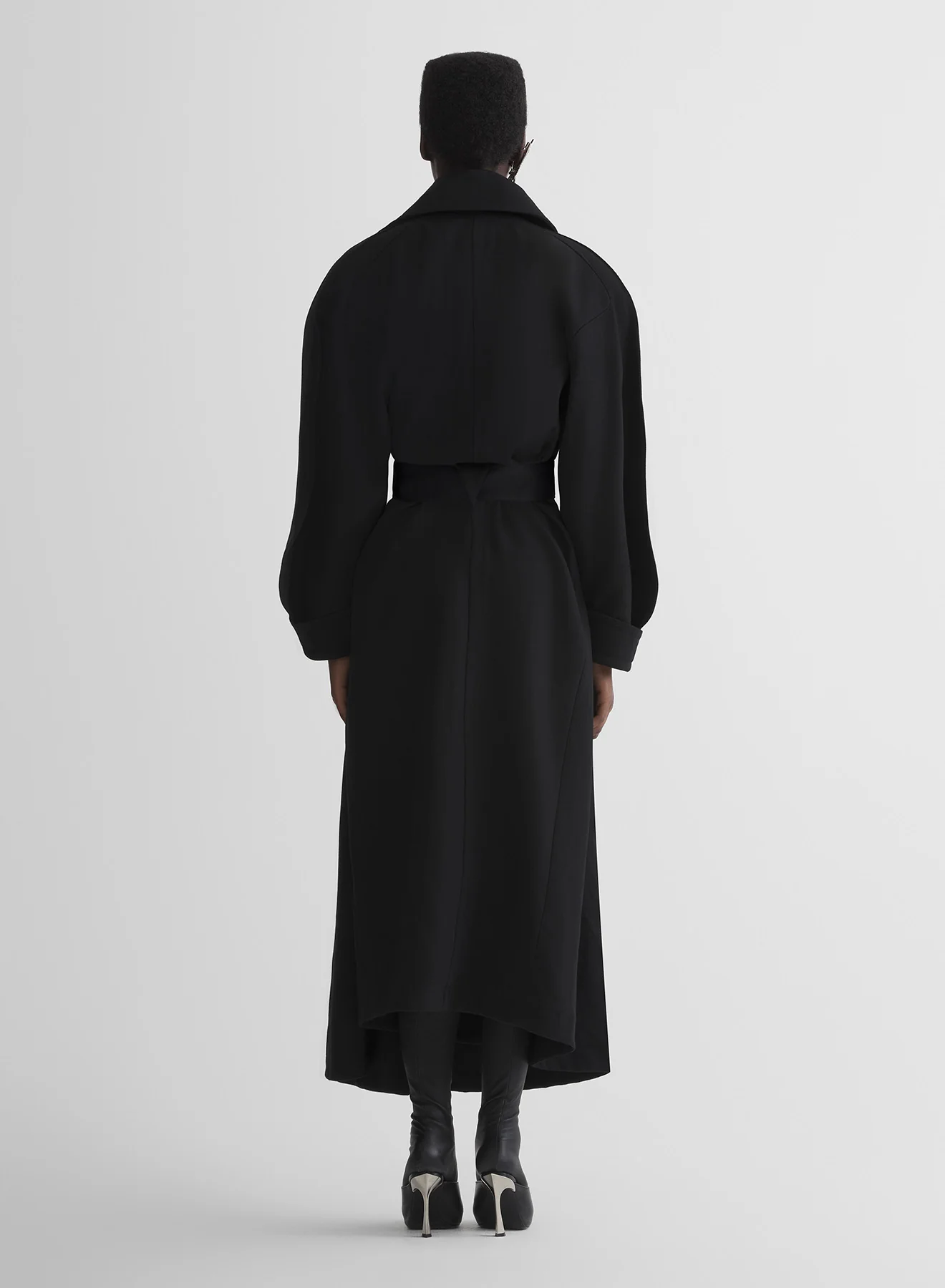 re/edit hiver russe black trench - Image 4