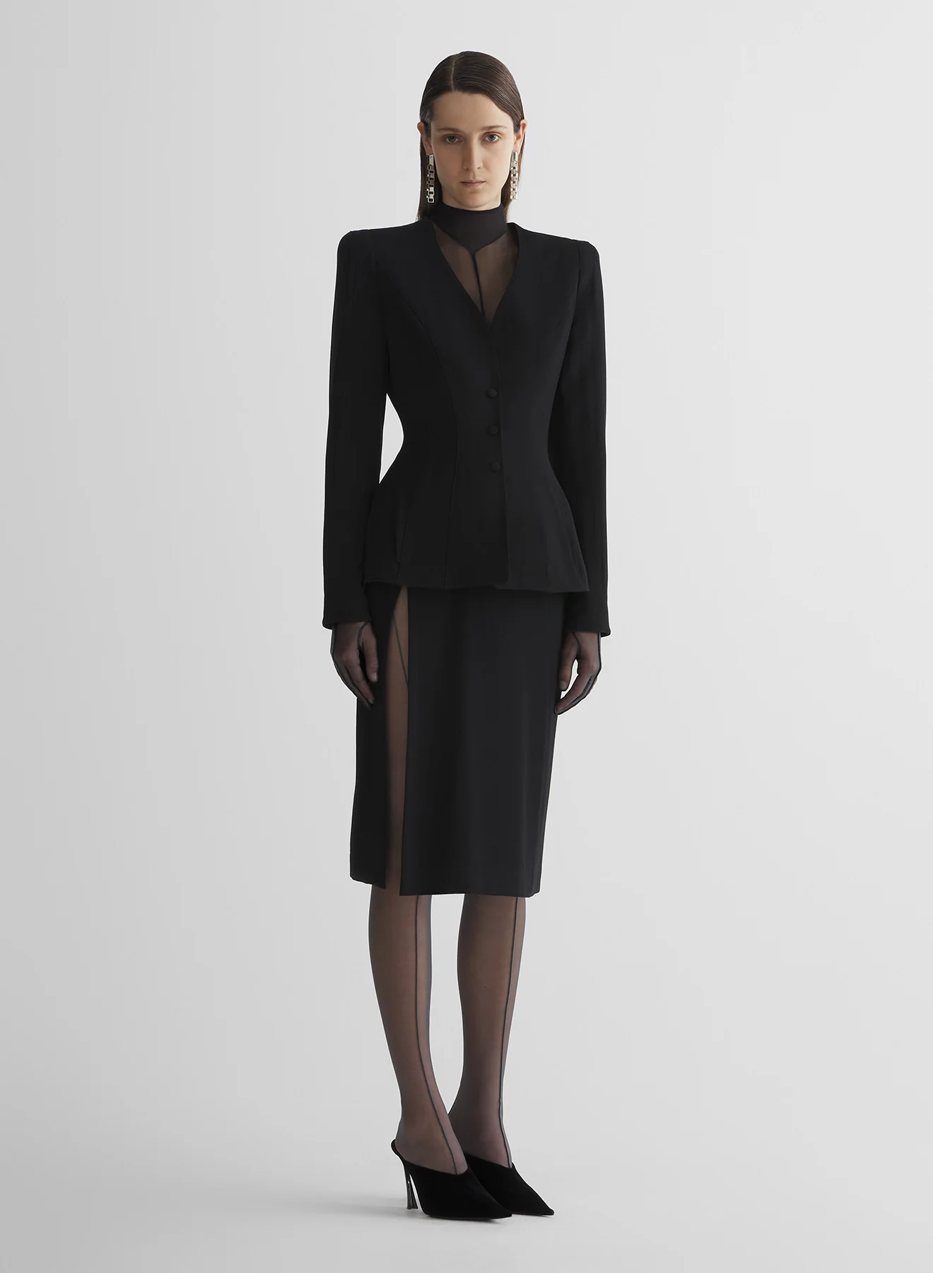 re/edit lingerie black jacket - Image 3