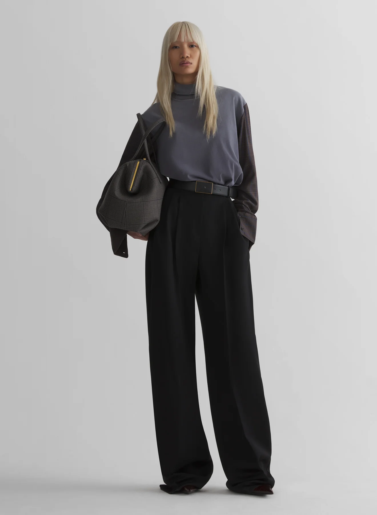 taupe shirt sleeves t-shirt - Image 2