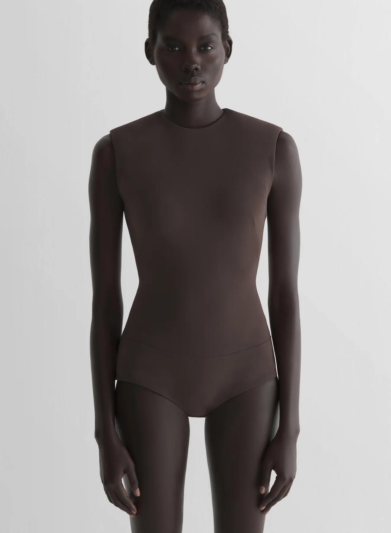Brown Sleeveless bodysuit - Image 5