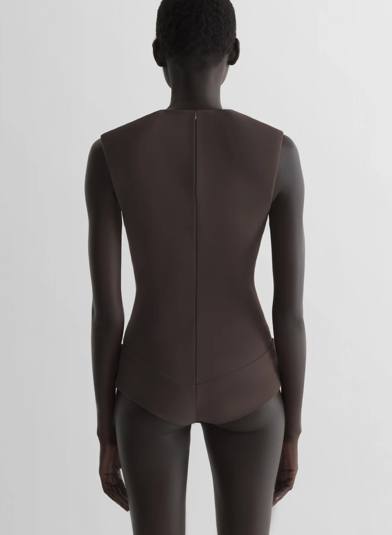 Brown Sleeveless bodysuit - Image 6