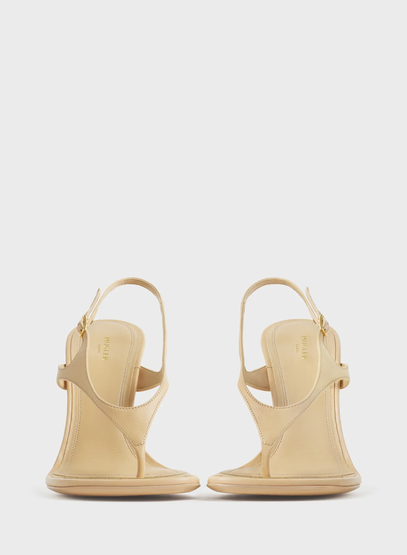 Tan thong strap sandals 105 - Image 3